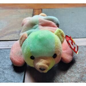 The Beanie Babies Sammy The Bear Tye Dye